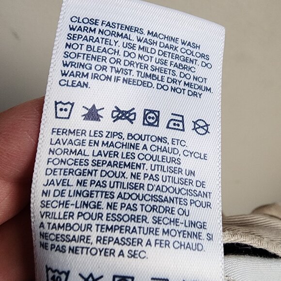 Lands' End Boys Khaki School Uniform Shorts Size 12 - Picture 4 of 9